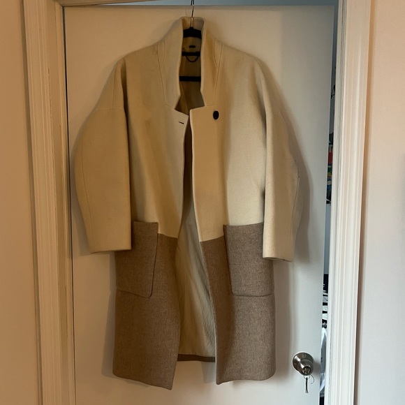 ALL SAINTS Rylee Wool Coat - Picture 3 of 6